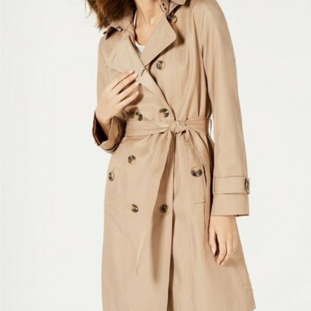 London Fog Trench Coat British Khaki - Picture 1 of 11